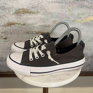 Converse All Star Shoes Womens Size 6.5 Brown Canvas Slip On Low Top Sneakers